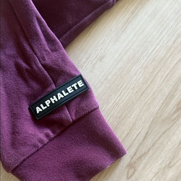Alphalete Maroon Jogger Pants - Picture 2 of 4